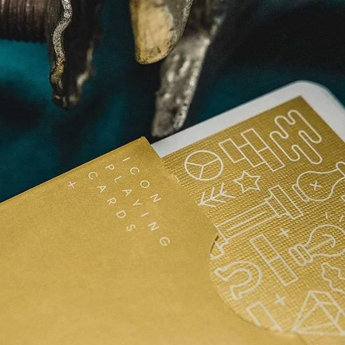 Gold ICON Playing Cards by Riffle Shuffle