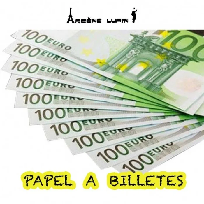 Papel blanco a a billetes ( 100 € ) by Arsene Lupin