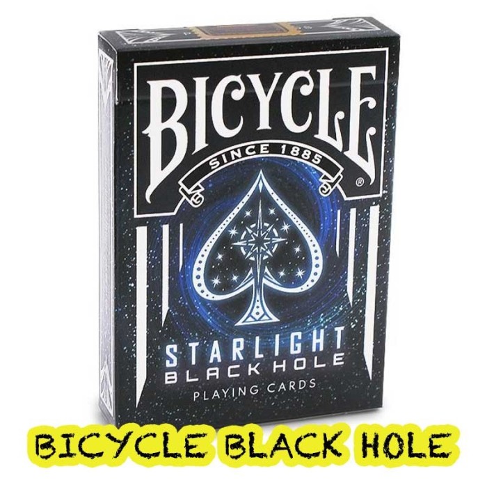 Bicycle Starlight Black Hole Playing Cards - Special Limited Print Run