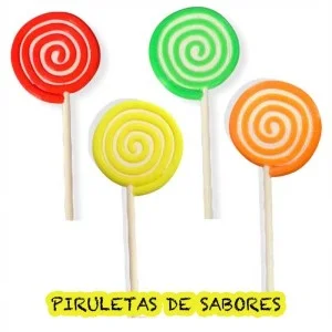 Piruletas de Sabores + Vídeo Online