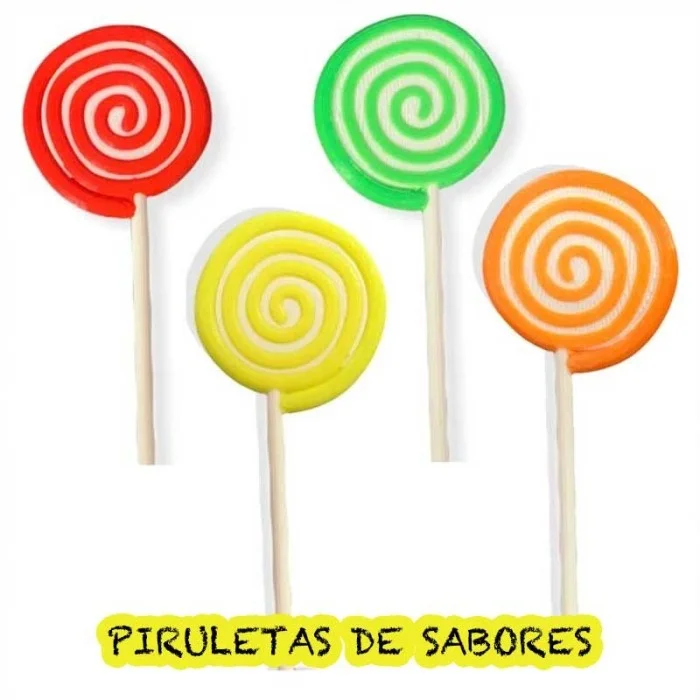 Piruletas de Sabores + Vídeo Online