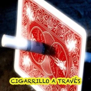 Cigarrillo a través de carta