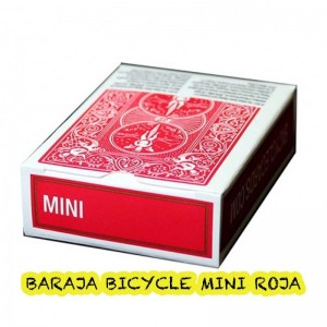 Bicycle mini roja baraja