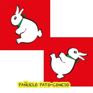 Pañuelo Pato-Conejo 45 cm