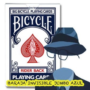 Bicycle INVISIBLE Jumbo (azul)