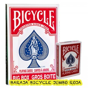 Baraja Bicycle JUMBO (ROJA)
