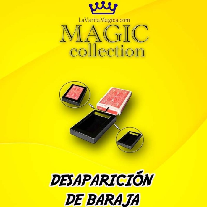 Desaparición de baraja Magic Collection con video online