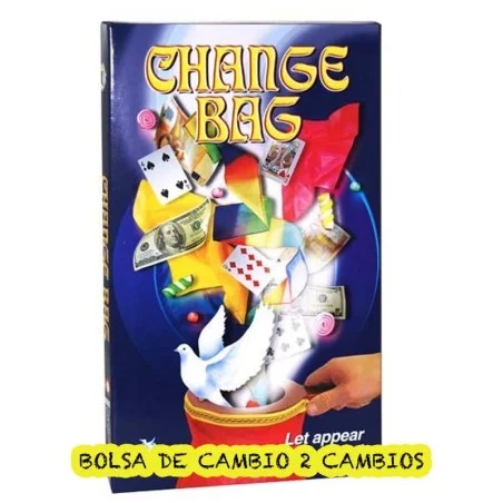 Bolsa de cambios roja con cremallera (Dos cambios)