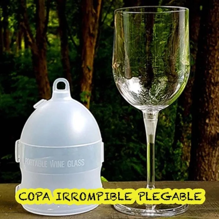 Copa de Vino Irrompible Plegable