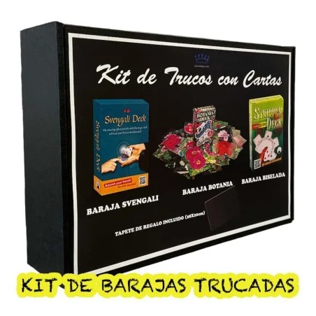 Kit de trucos con Cartas