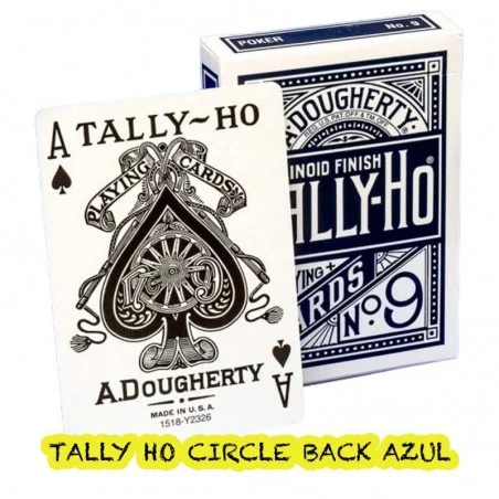 Tally Ho Deck Circle Back Blue