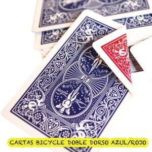 Bicycle doble dorso azul/rojo 52 cartas