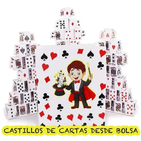 Card Castle from empty Bag