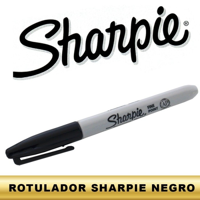 Rotulador Sharpie Negro Original, el preferido de los magos