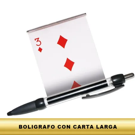 Bolígrafo con carta larga, simple, práctico y divertido