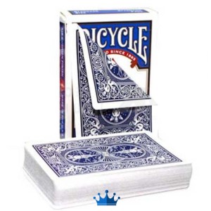 Bicycle double back blue