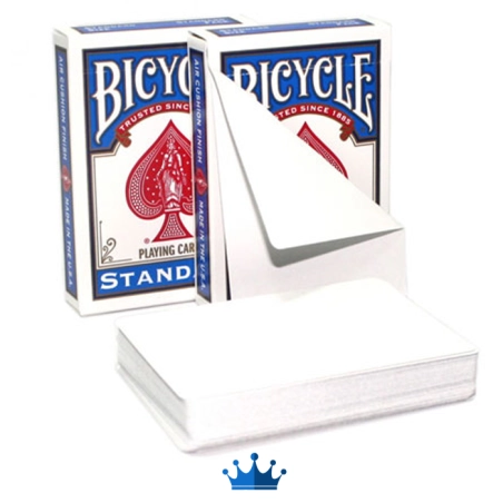 Deck of cards blank back / blank face (Bicycle)