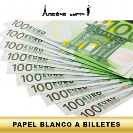 Papel blanco a billetes (100€)