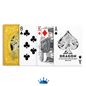 Dragon Gold Bicycle Deck