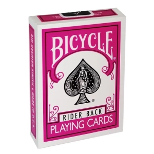 Bicycle Poker Deck Fuchsia back