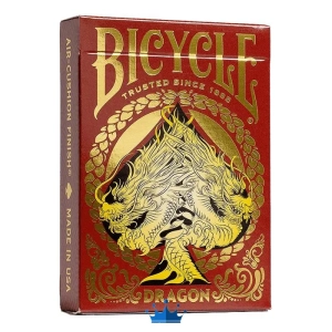 Baraja Bicycle Dragon Red