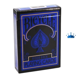 Bicycle Deck - Reverse (Blue & Black)