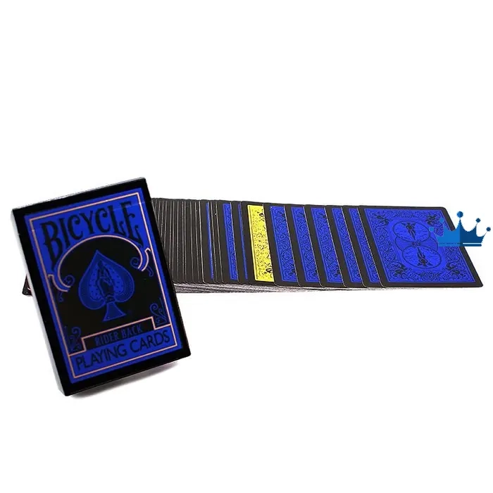 Bicycle Deck - Reverse (Blue & Black)